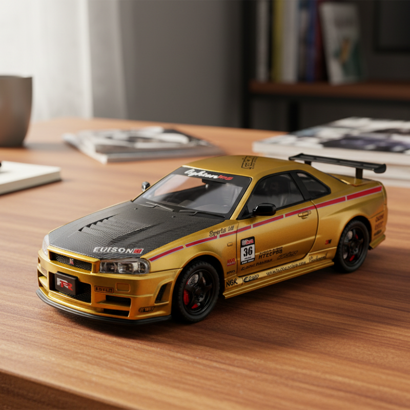 Nissan Skyline R34 GTR Racing 1/24