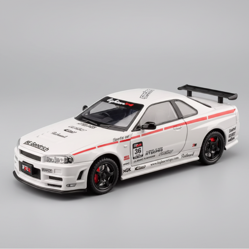 Nissan Skyline R34 GTR Racing 1/24