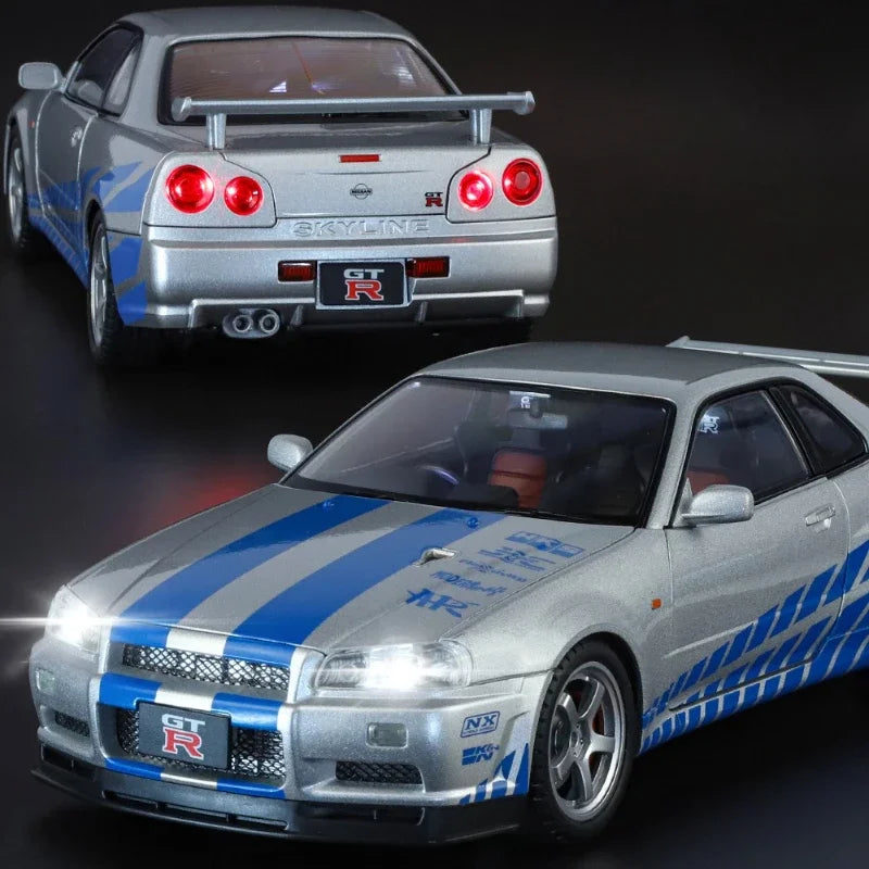 Nissan Skyline R34 GTR - Fast & Furious - Midnight Purple - Blue