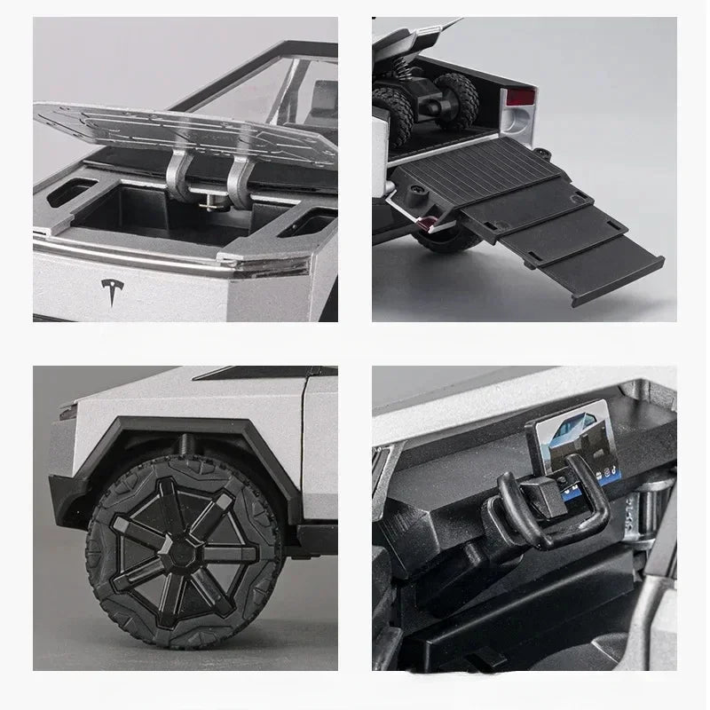 Tesla Cybertruck + Cyberquad 1/24