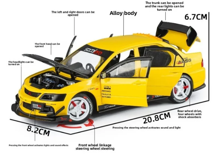 Mitsubishi Lancer Evolution IX Modified 1/24