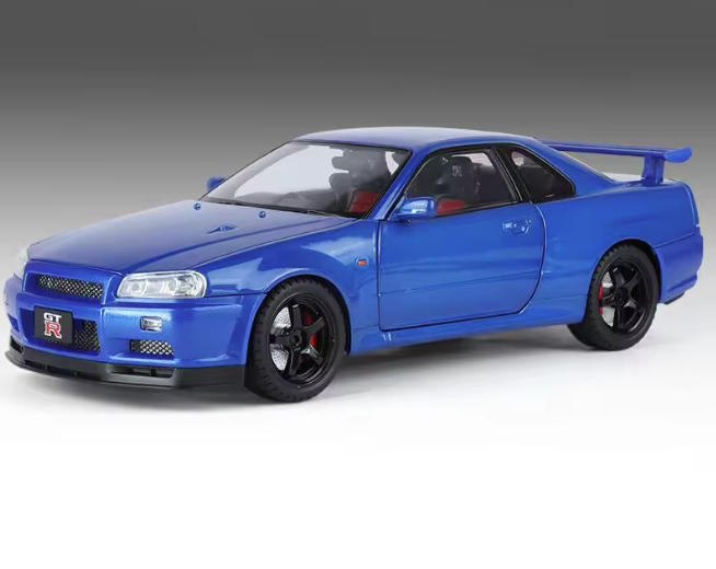 Nissan Skyline R34 GTR - Fast & Furious - Midnight Purple - Blue