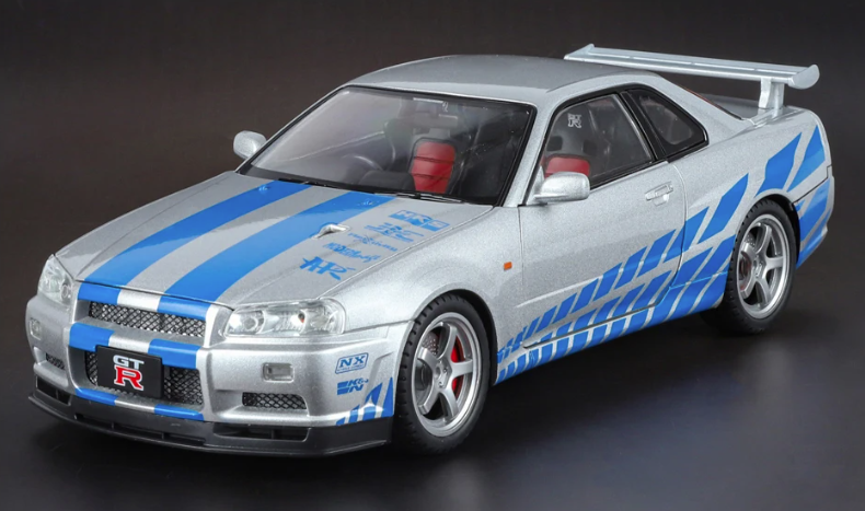 Nissan Skyline R34 GTR - Fast & Furious - Midnight Purple - Blue