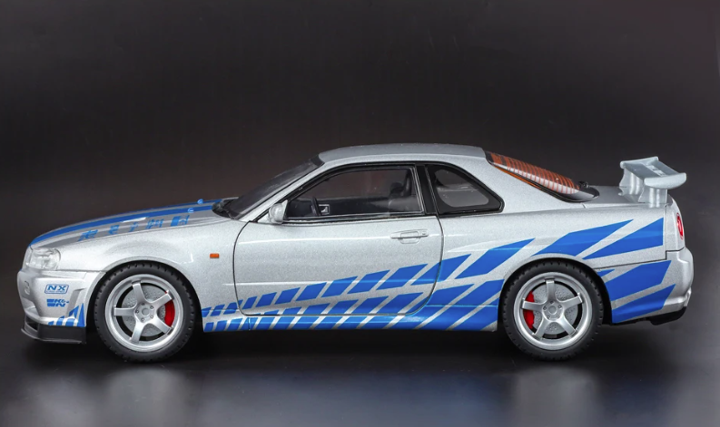 Nissan Skyline R34 GTR - Fast & Furious - Midnight Purple - Blue