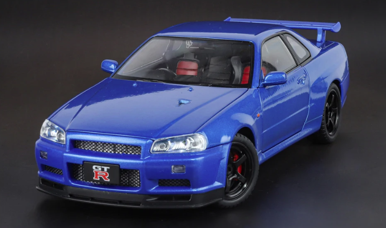 Nissan Skyline R34 GTR - Fast & Furious - Midnight Purple - Blue