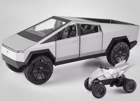 Tesla Cybertruck + Cyberquad