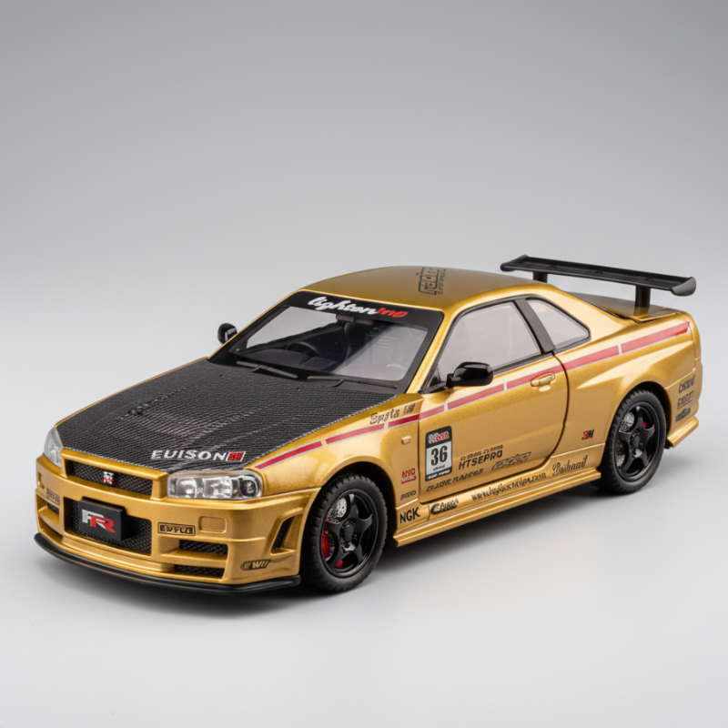 Nissan Skyline R34 GTR Racing 1/24