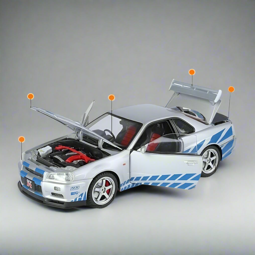 Nissan Skyline R34 GTR 1/18