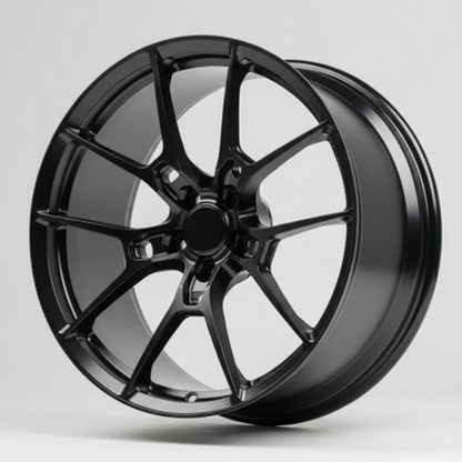 gray rays g025 wheel rim on a white background