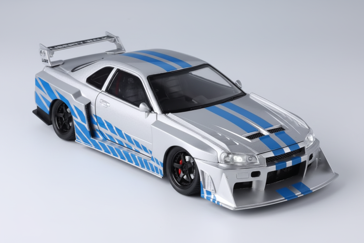 Nissan Skyline R34 GTR LBWK Silhouette 1/24