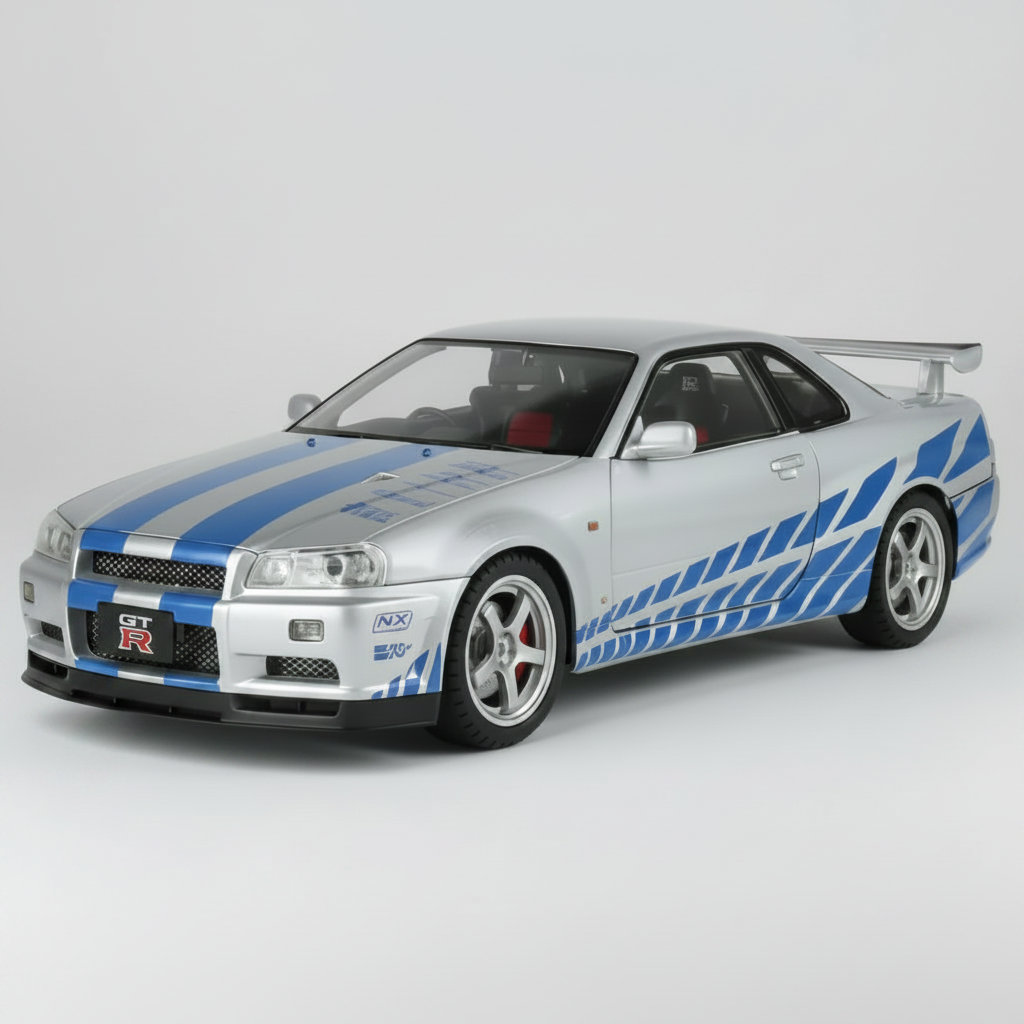 Nissan Skyline R34 GTR 1/18