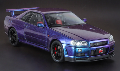 Nissan Skyline R34 GTR - Fast & Furious - Midnight Purple - Blue