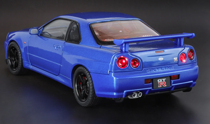 Nissan Skyline R34 GTR - Fast & Furious - Midnight Purple - Blue