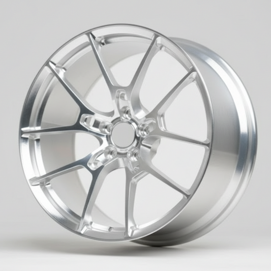 silver rays g025 wheel rim on a white background