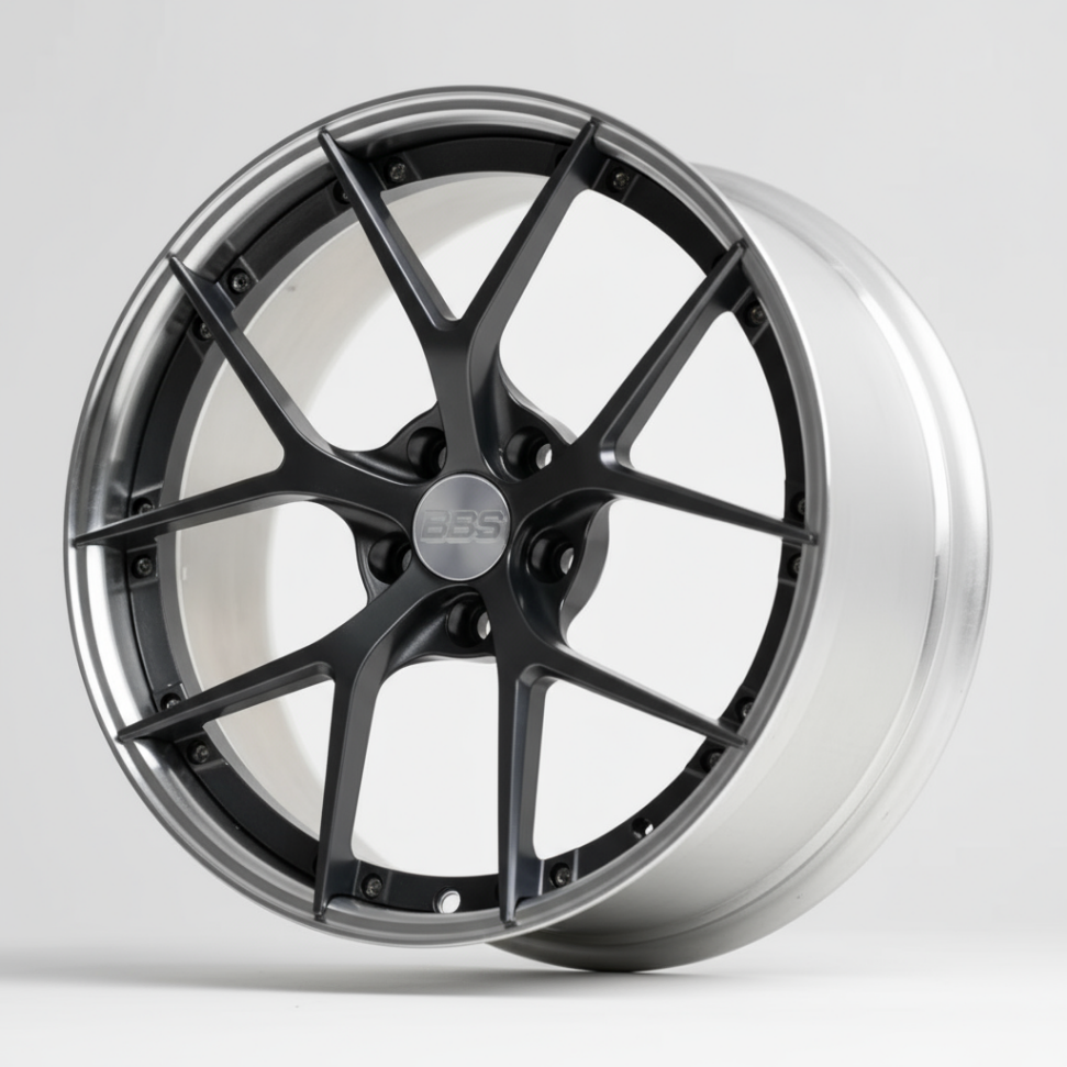 bbs ri-s wheel rim on a white background facing left side