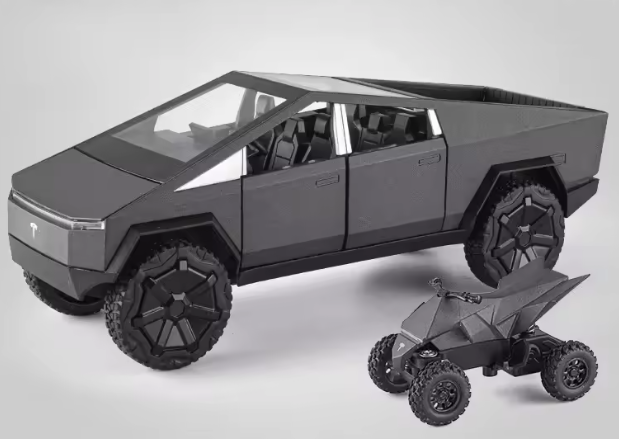 Tesla Cybertruck + Cyberquad 1/24